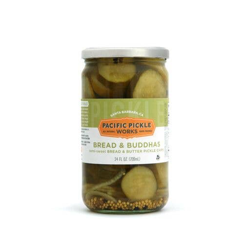 Bread and Buddhas Semi-Sweet Bread & Butter Pickle Chips