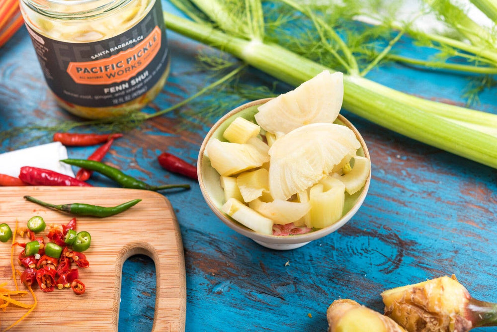 Fenn Shui - Pickled Fennel Slices in Rice Vinegar