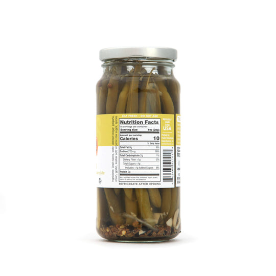 Jalabeaños - Pickled Green Beans with a Peppery Bite