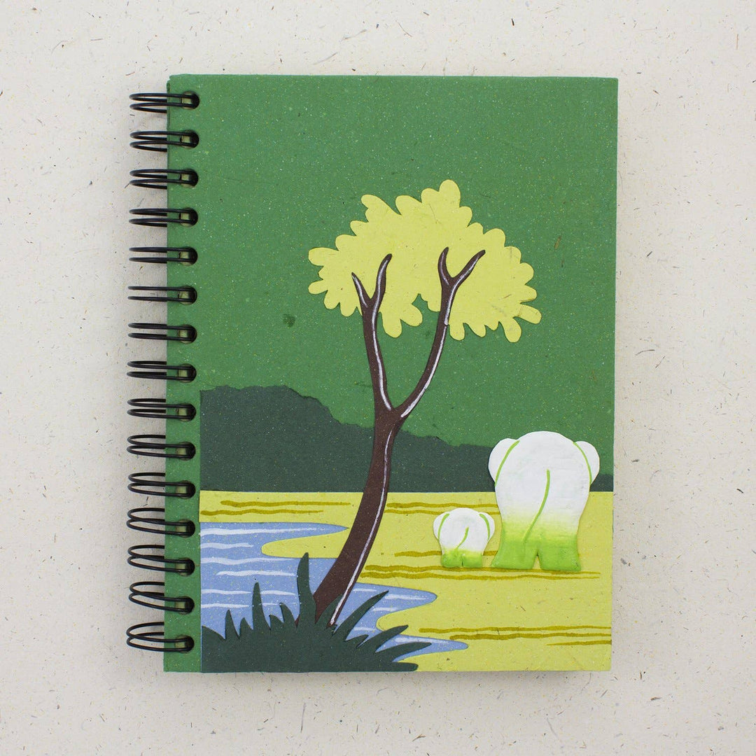Large Notebook - Dark Green