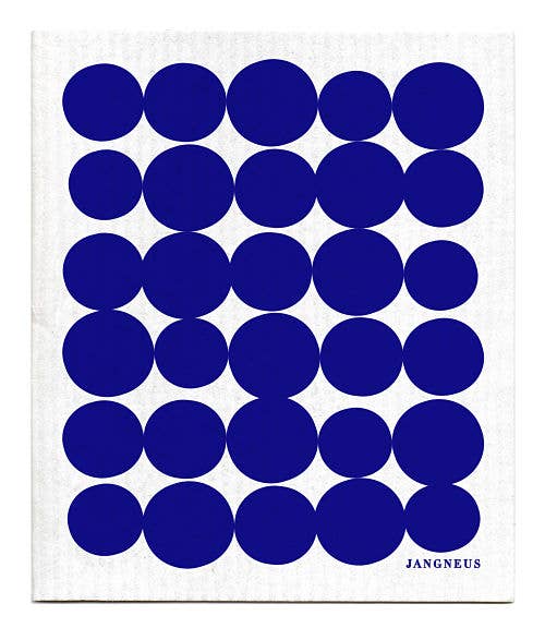 Swedish Dishcloth - Spots - Blue