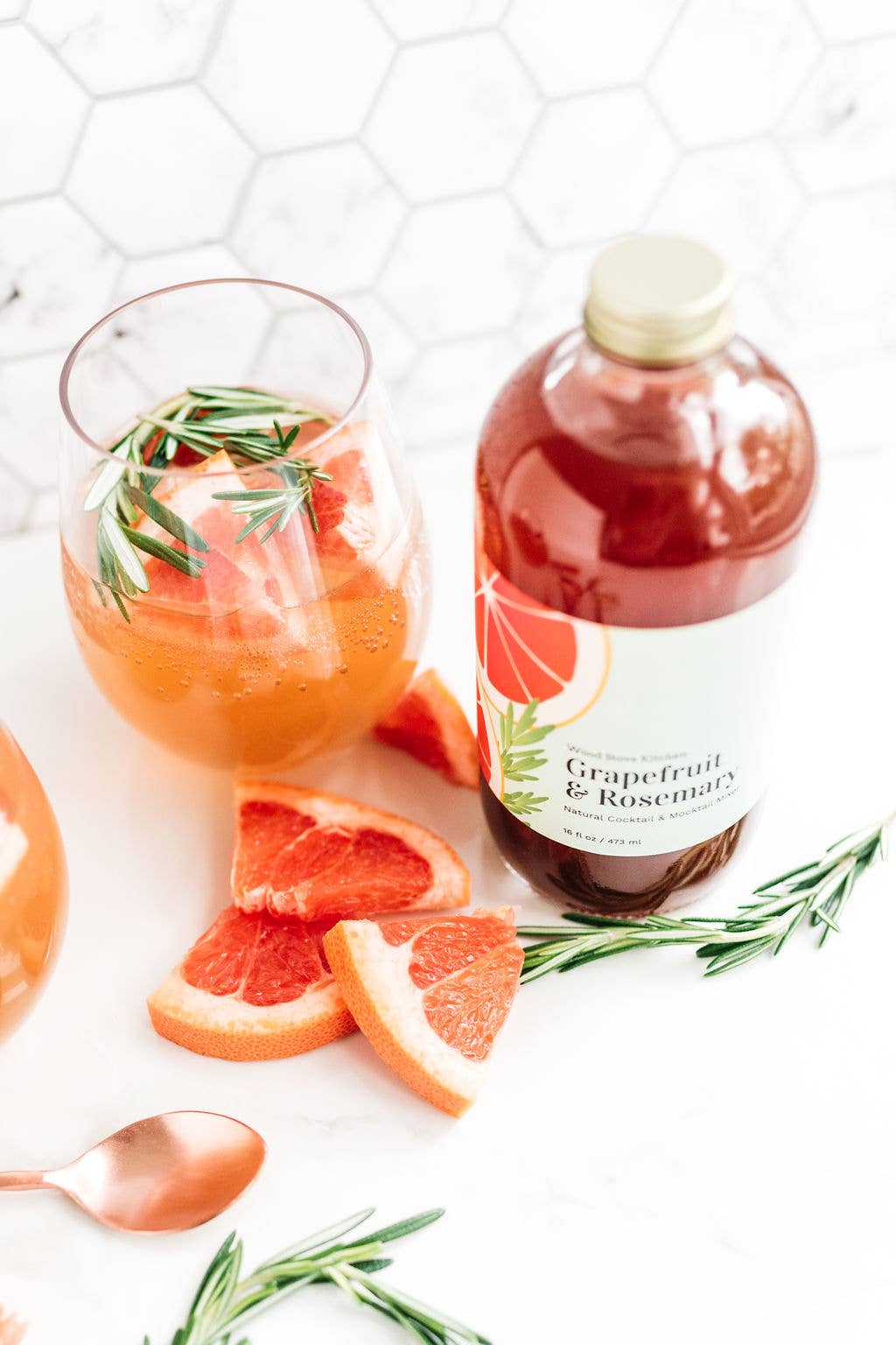 Grapefruit & Rosemary Natural Cocktail & Mocktail Mixer