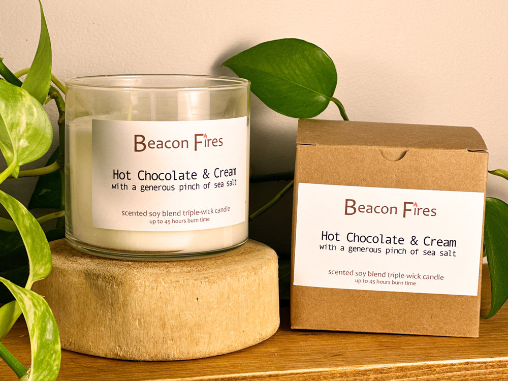 Hot Chocolate & Cream - Beacon Fires Candle