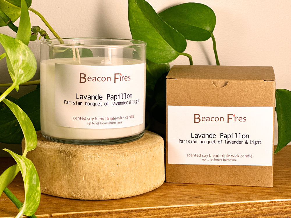 Lavande Papillon - Beacon Fires Candle