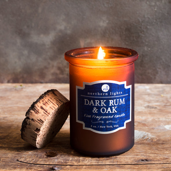 Dark Rum & Oak Spirits Candle
