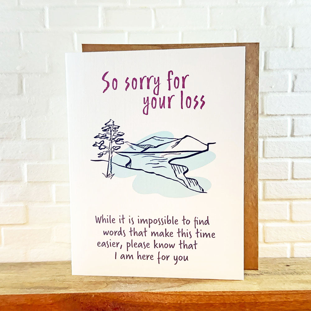 So Sorry For Your Loss Card - Say-It Greetings