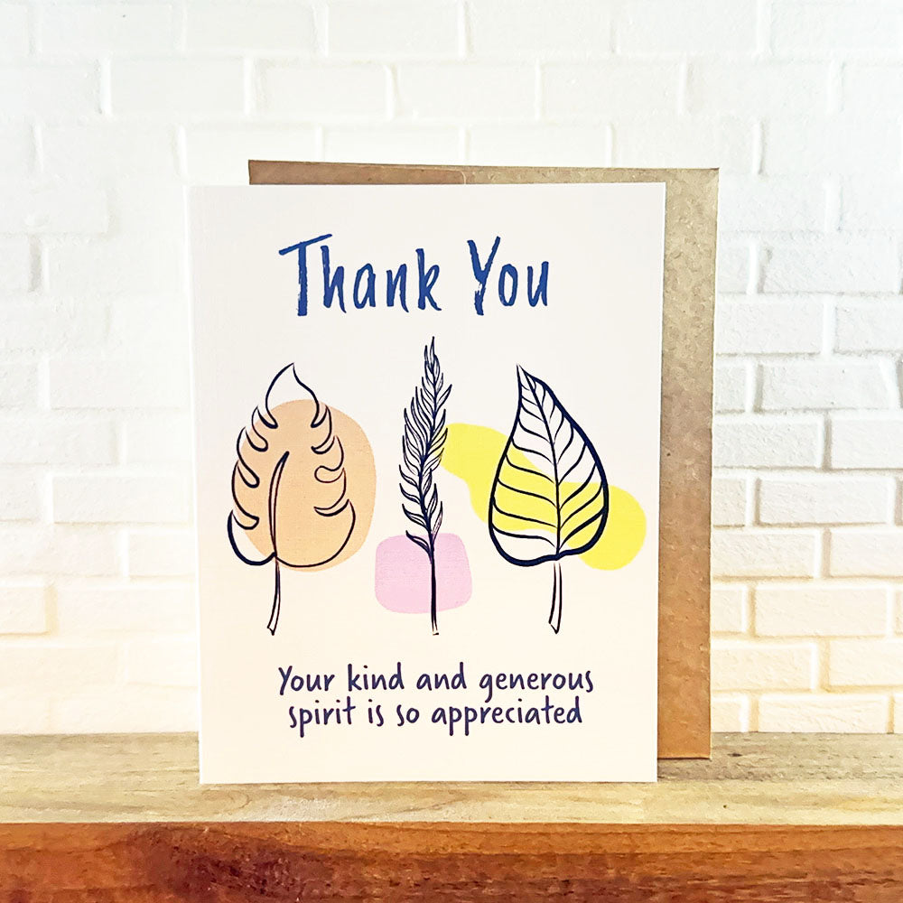 Thank You Card - Kind Spirit - Say-It Greetings