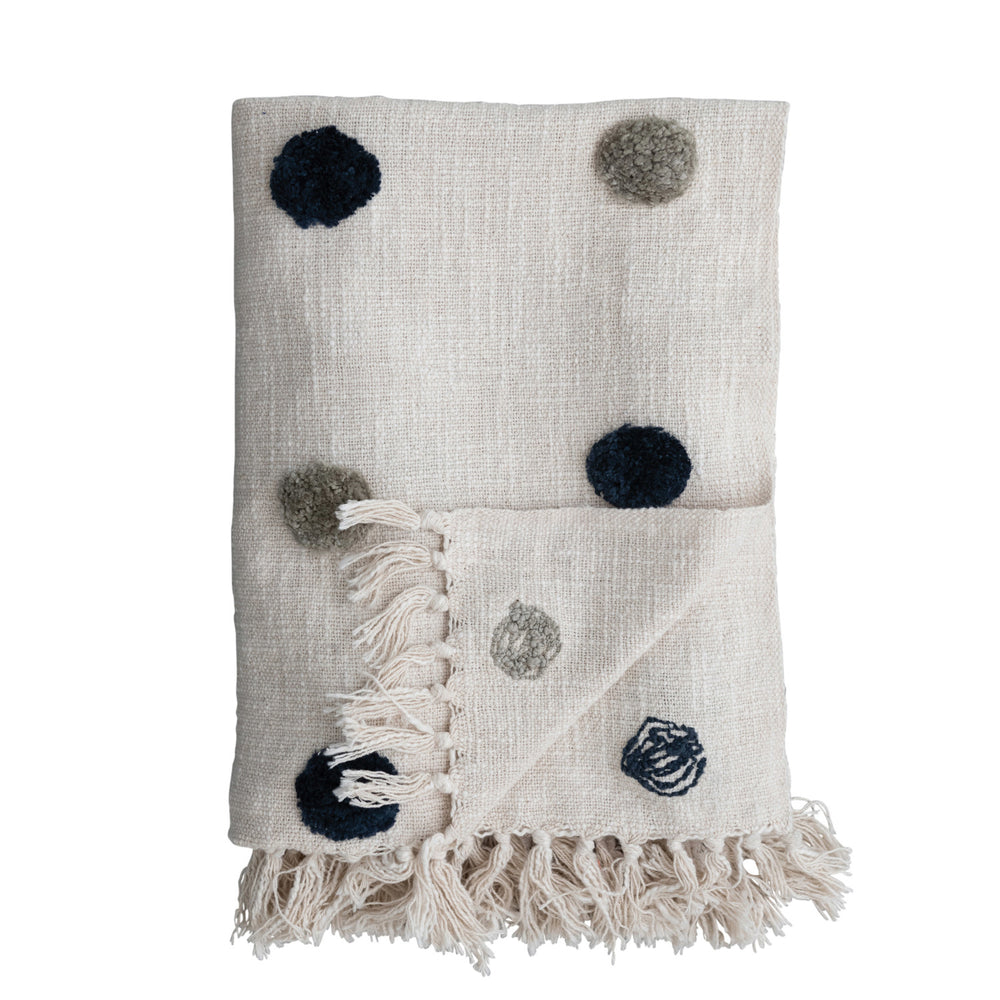 Tranquil Dots & Tidal Fringe Throw