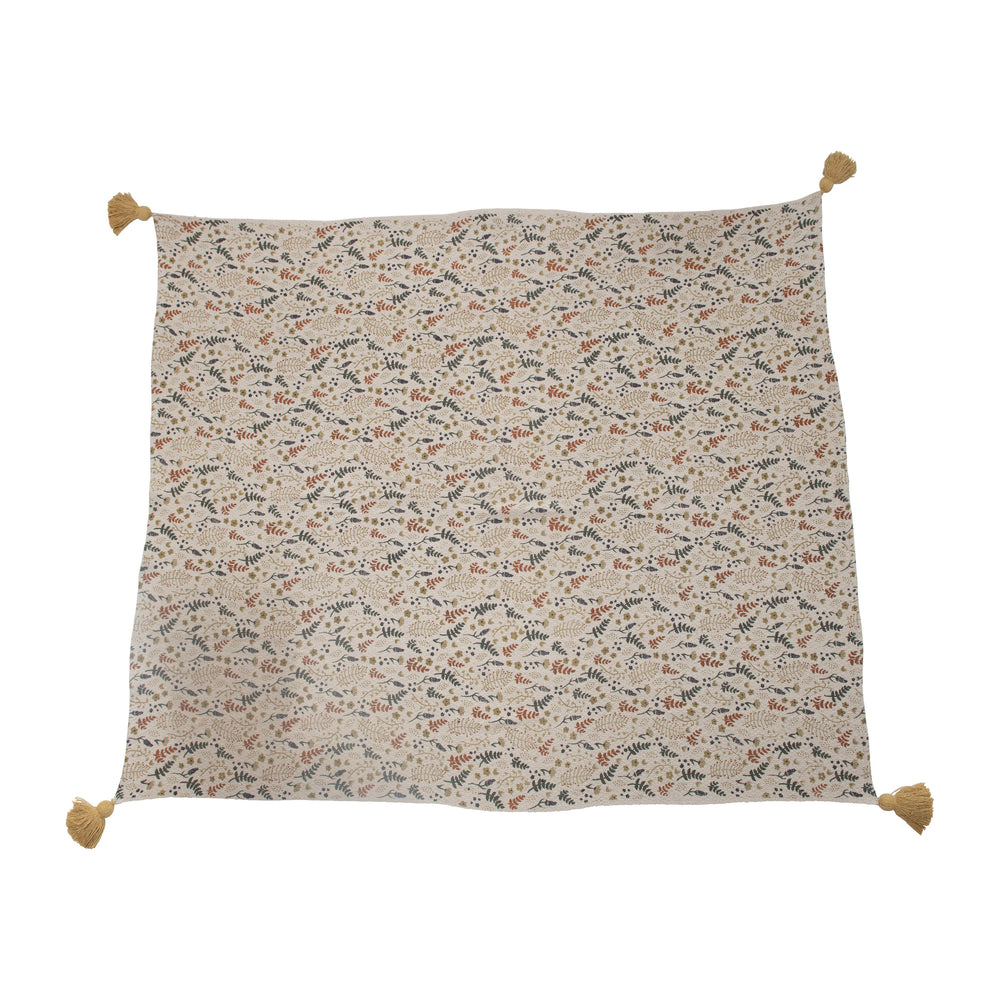 Floral Tapestry Woven Throw