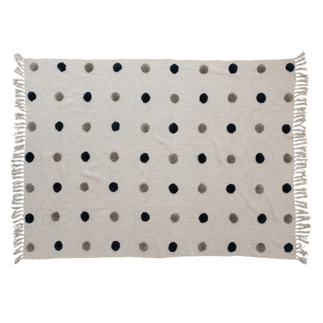 Tranquil Dots & Tidal Fringe Throw