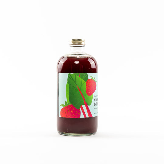 Strawberry & Rhubarb Natural Cocktail & Mocktail Mixer