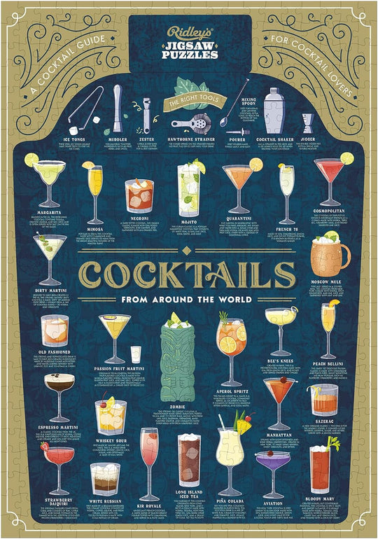 Cocktail Lover's 500 Piece Puzzle
