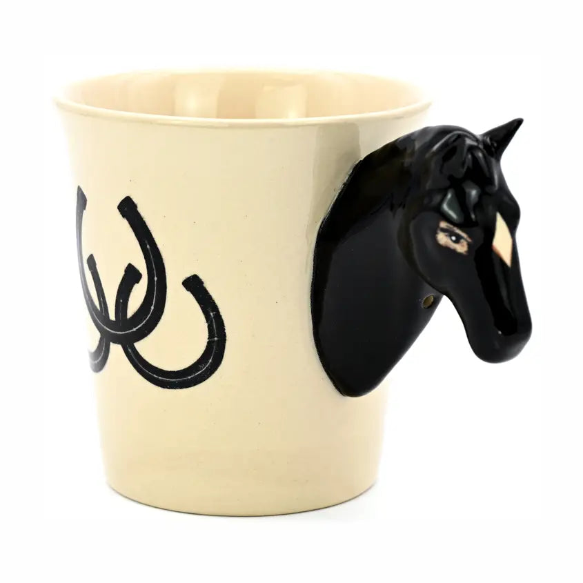 Head Horse (black) Mug