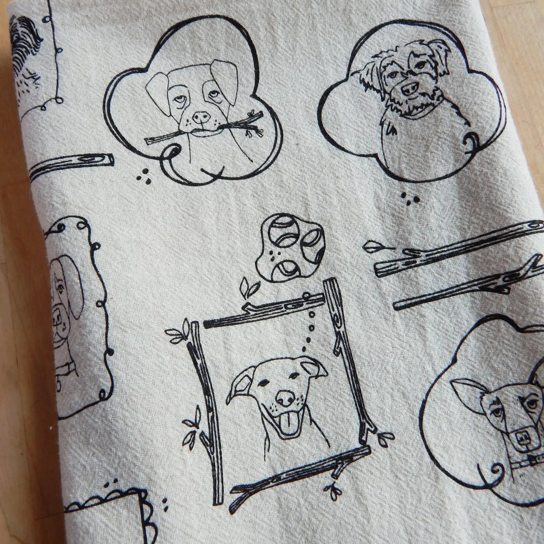 Dog Tea Towel