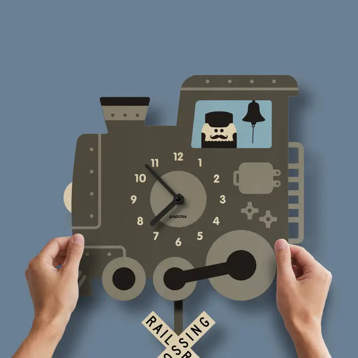 Train Pendulum Clock