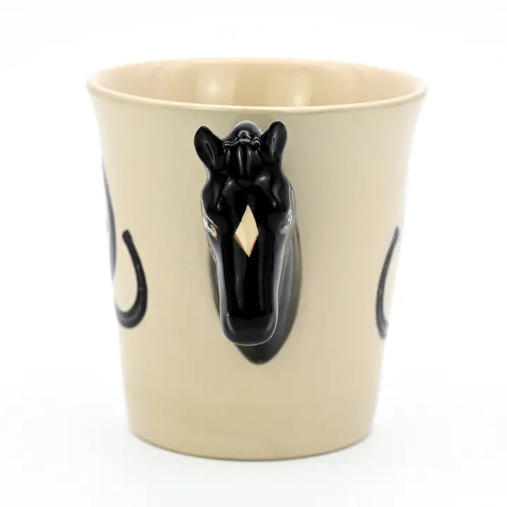 Head Horse (black) Mug