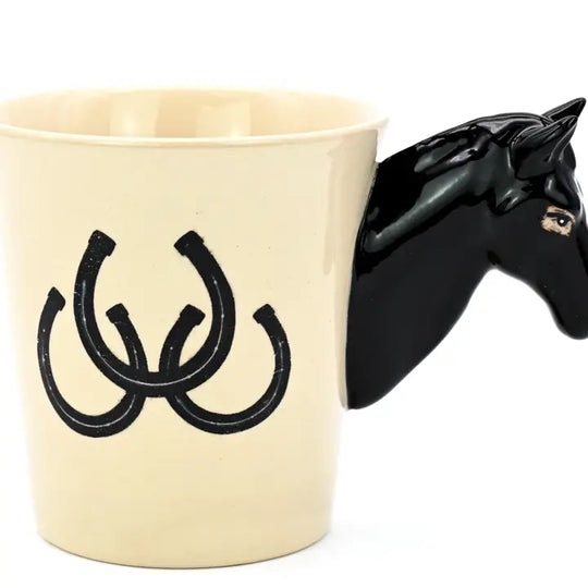 Head Horse (black) Mug