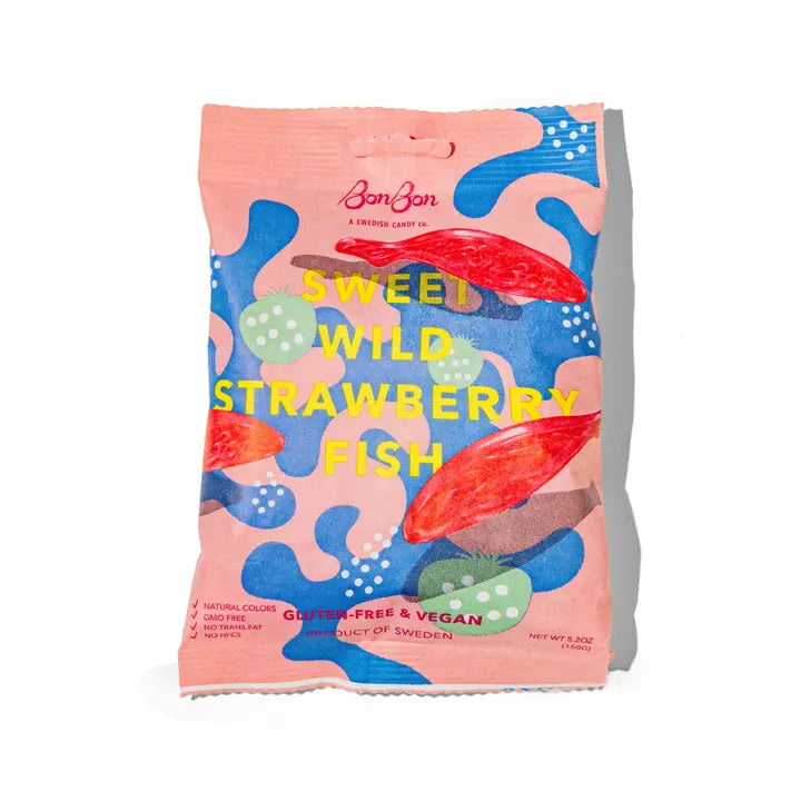 Sweet Wild Strawberry Swedish Fish