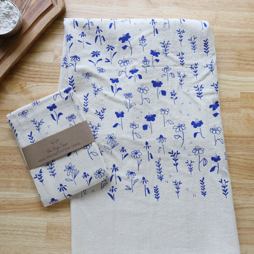 Flower Meadow Tea Towel