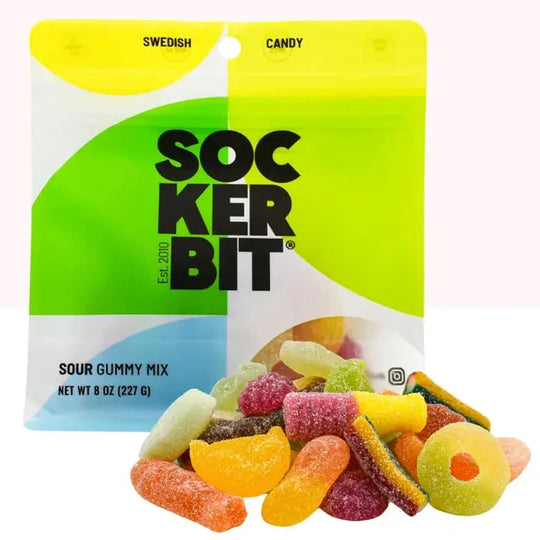 Sockerbit Sour Gummy Mix 8oz
