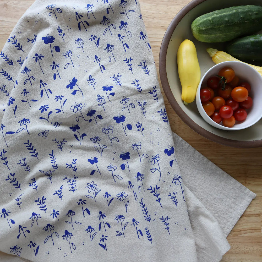 Flower Meadow Tea Towel