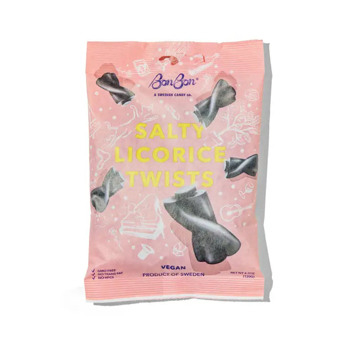 Salty Licorice Twists - Bon Bon
