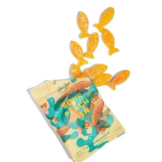 Sour Peach Swedish Fish