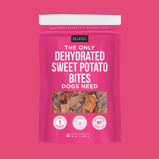 The Only Dehydrated Sweet Potato Bites Dogs Need
