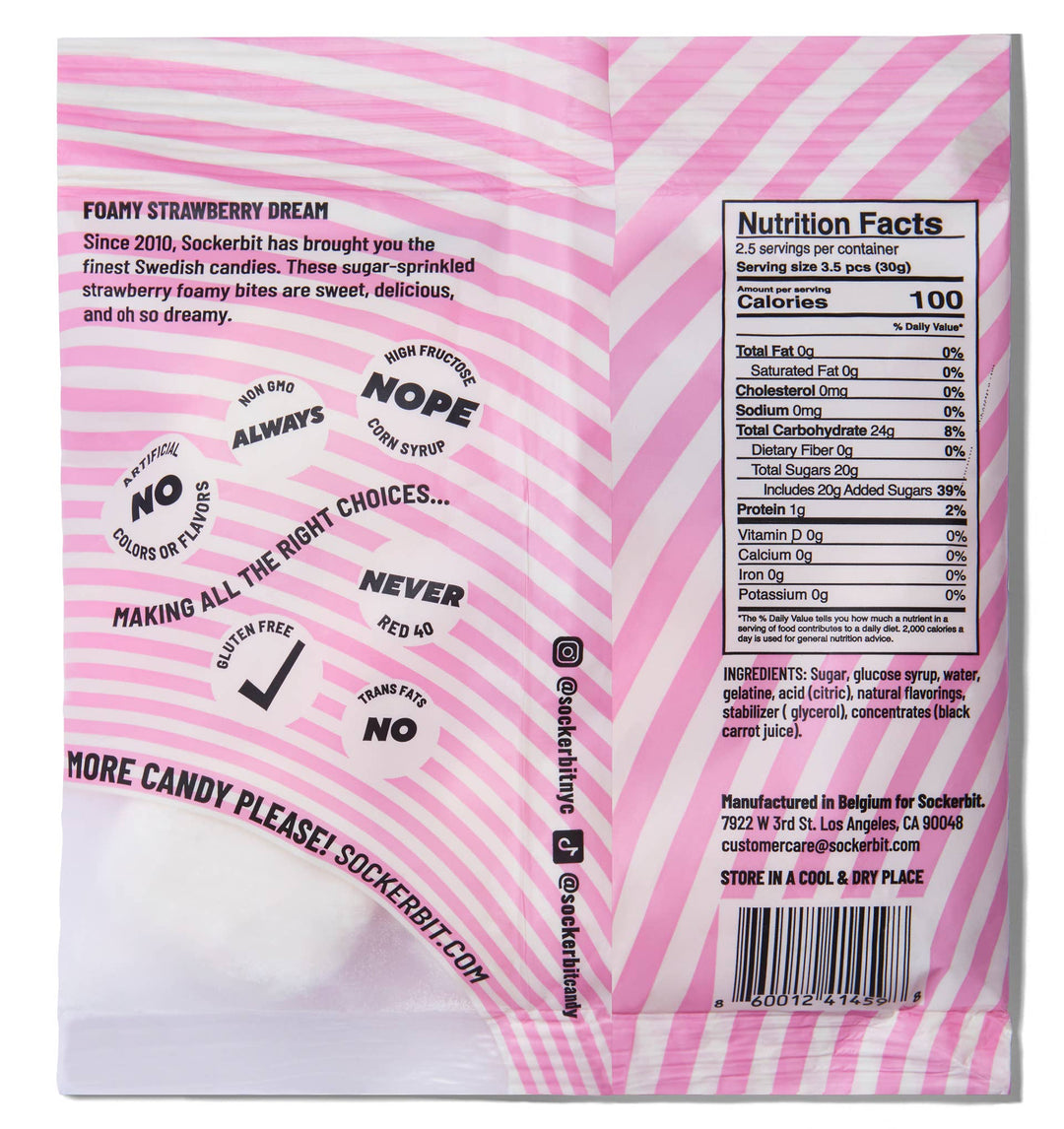 Sockerbit Foamy Strawberry Dream 2.8oz
