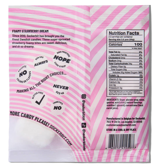 Sockerbit Foamy Strawberry Dream 2.8oz