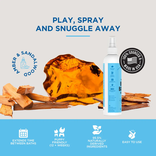 COMING SOON! - The Only Between Bath Spray Dogs Need - Amber & Sandalwood