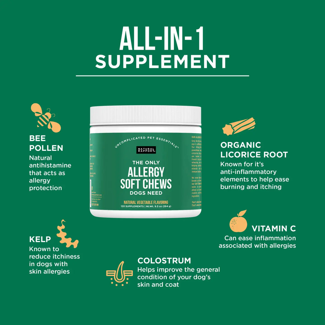 COMING SOON! - The Only Allergy Soft Chews Dogs Needs