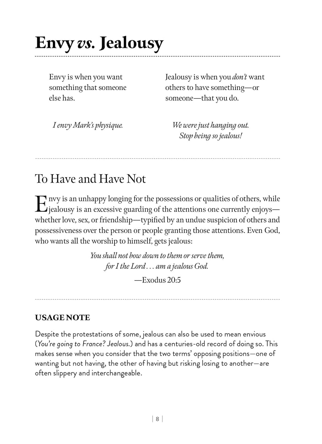 Dictionary of Fine Distinctions