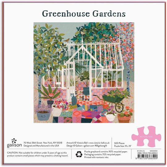 Greenhouse Gardens - 500 Piece Puzzle