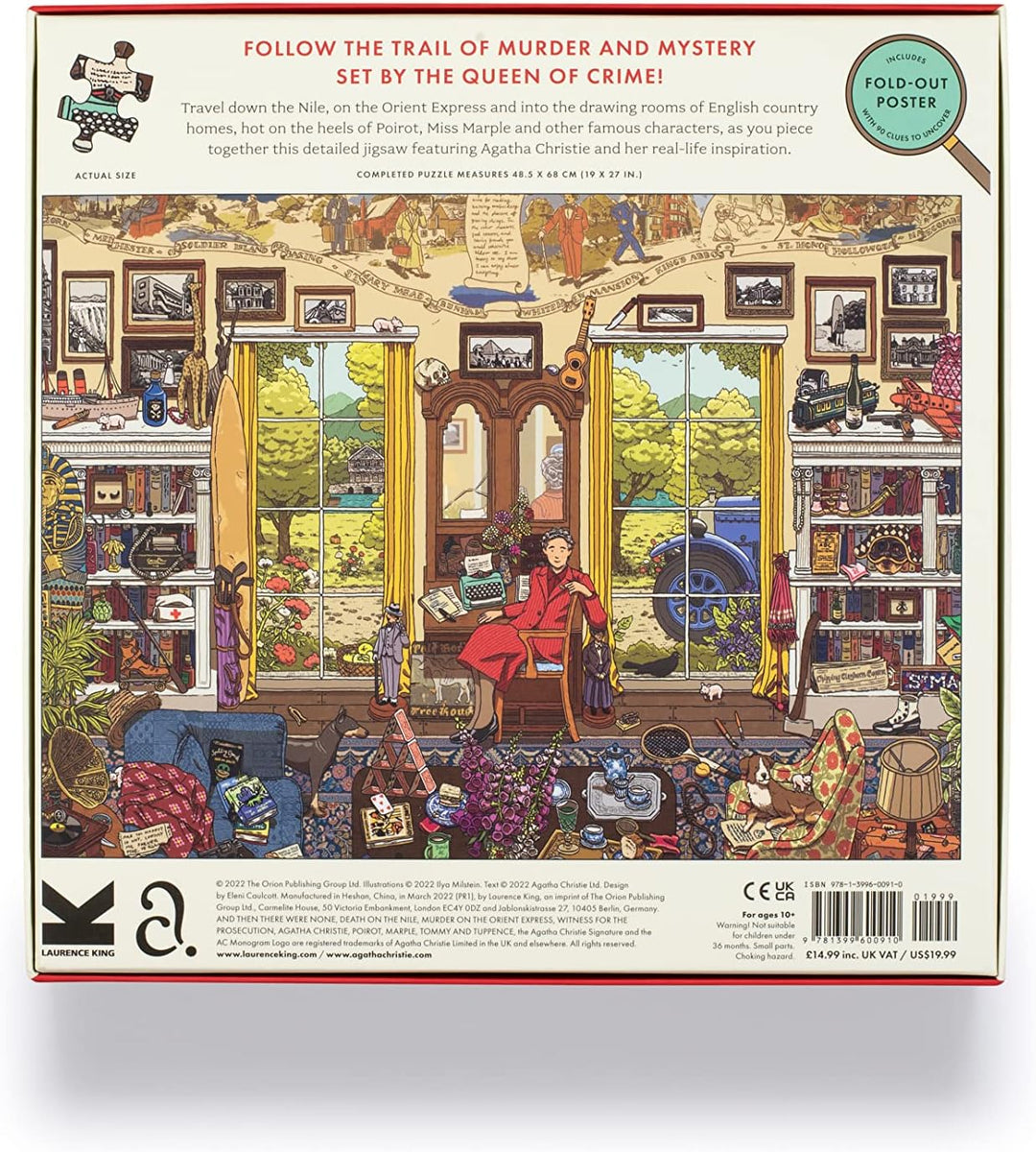 The World of Agatha Christie - 1000 Piece Puzzle