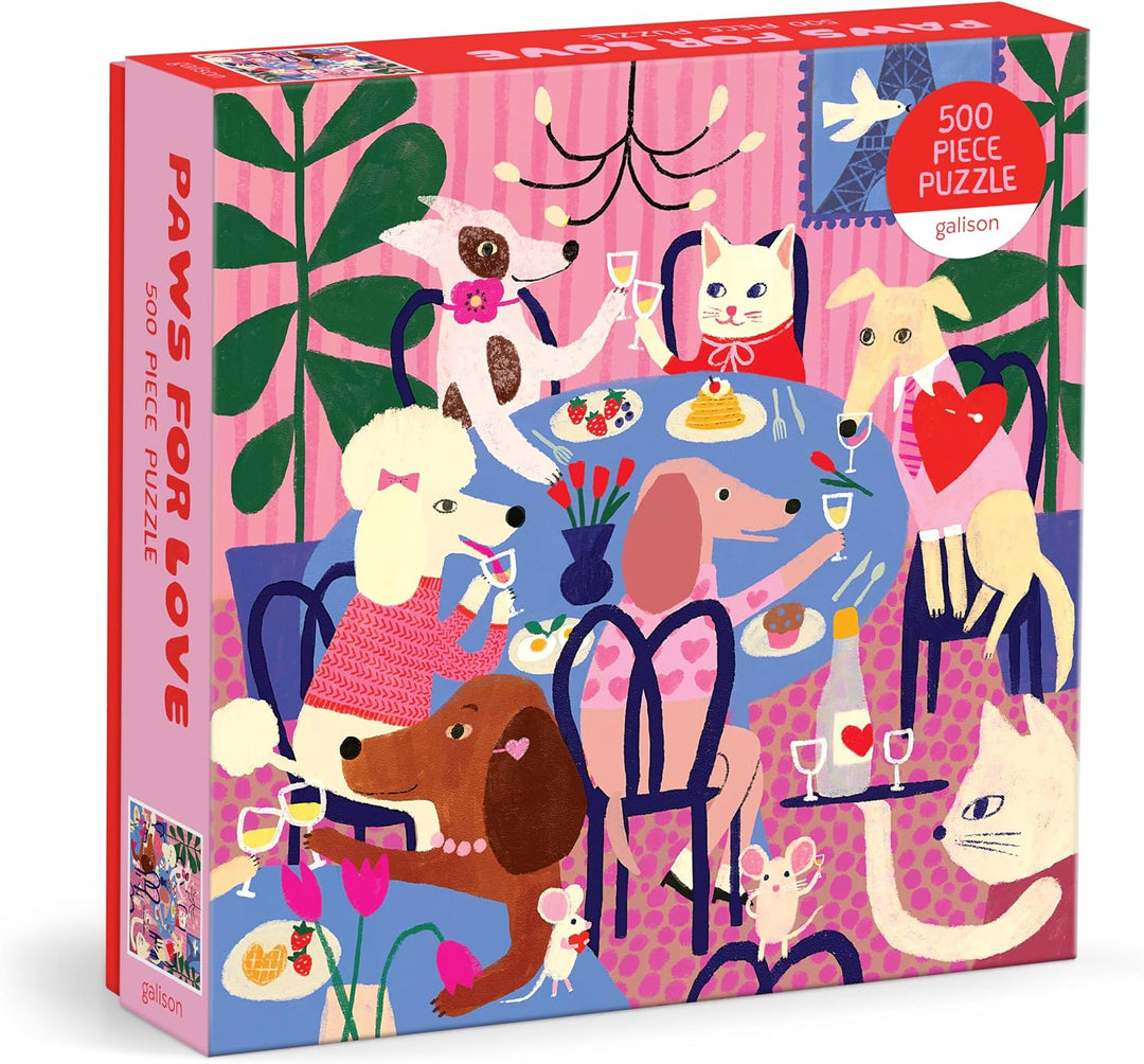 Paws for Love - 500 Piece Puzzle