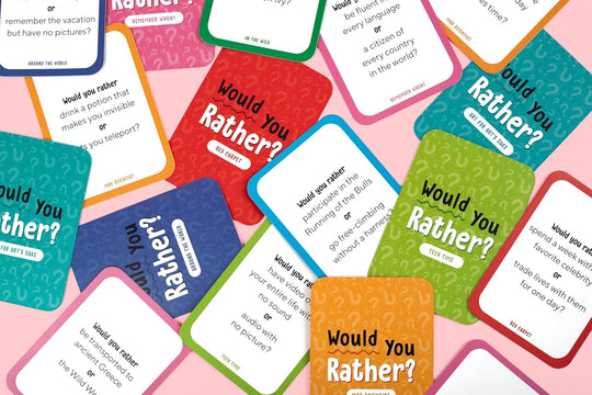 Would You Rather? Family Card Game