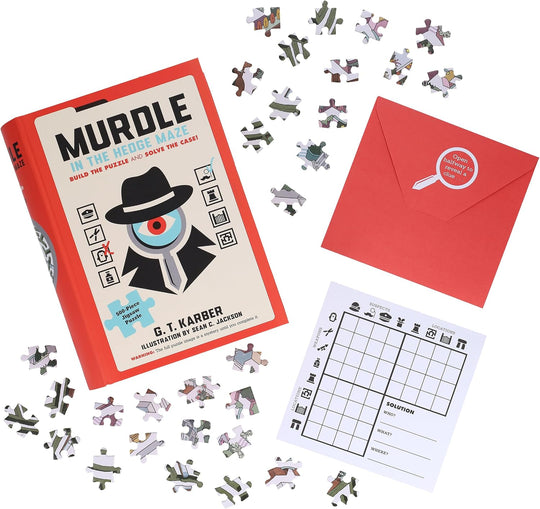 Murdle in the Hedge Maze - 500-Piece Jigsaw Puzzle