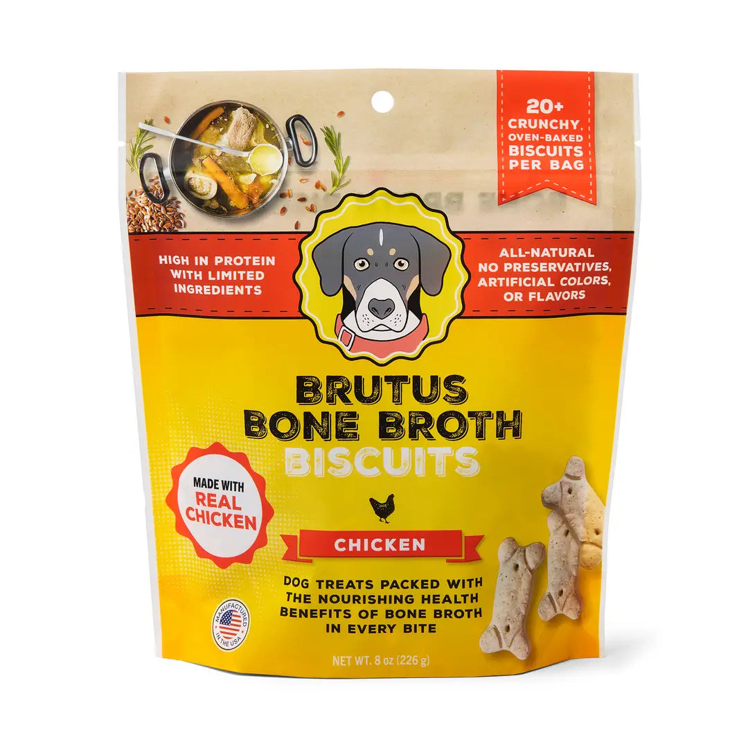 Brutus Bone Broth Biscuits - Chicken