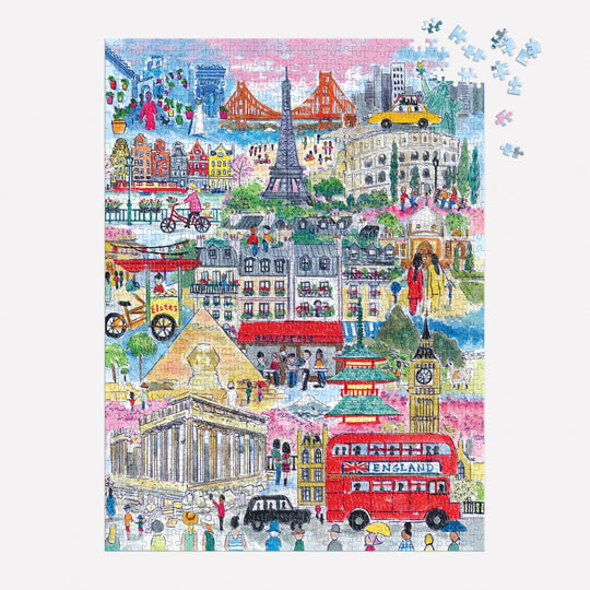 Michael Storrings Cities Around the World - 1000 Piece Puzzle