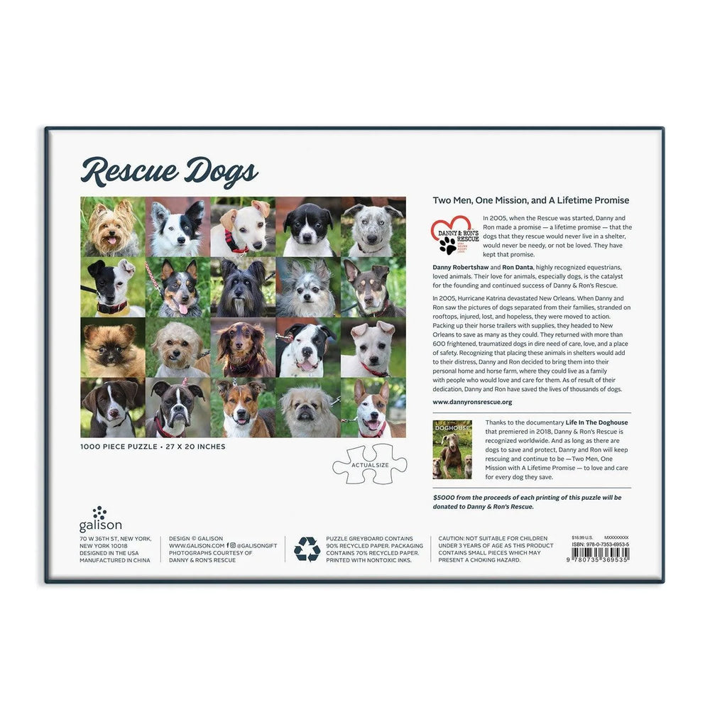 Rescue Dogs 1000 Piece Puzzle