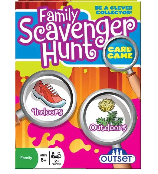 Family Scavenger Hunt Card Game