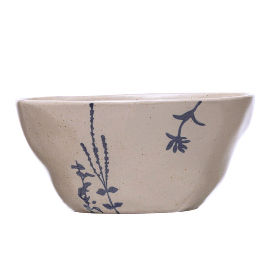 Earth Blue Foliage Bowl