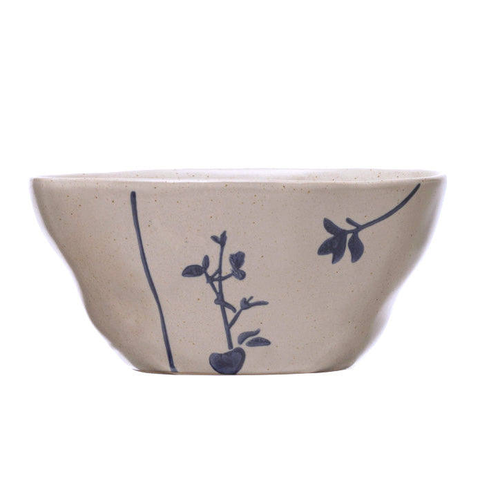 Earth Blue Foliage Bowl