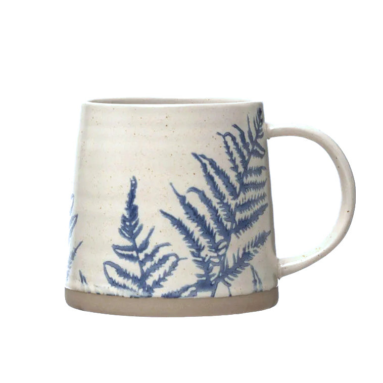 Earth Blue Foliage Mug