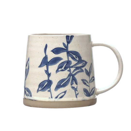 Earth Blue Foliage Mug