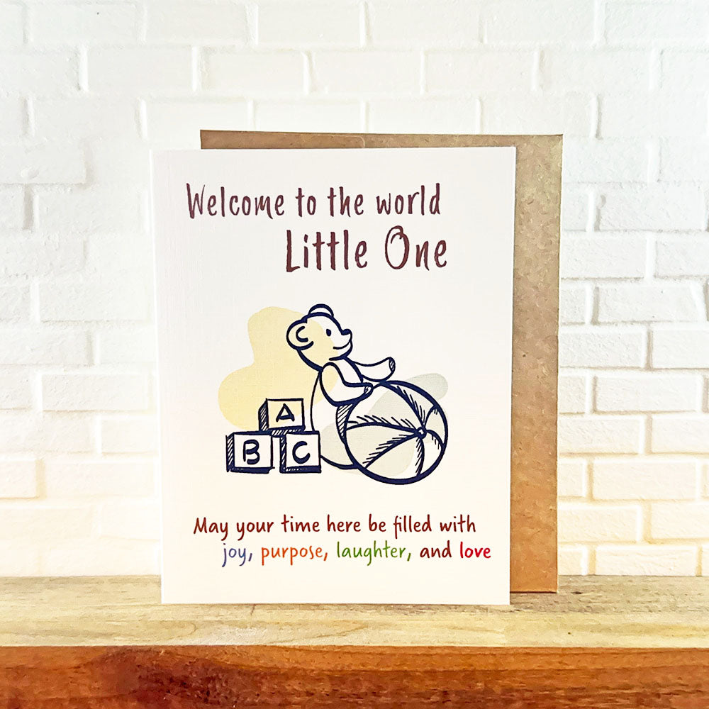 Welcome Little One Card New Baby Say-It Greetings – Solstad House