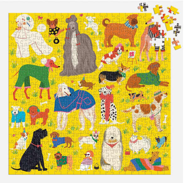 Fashionable Dogs 500 Piece Puzzle