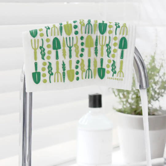 Swedish Dishcloth - Gardening - Green