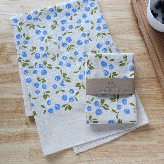 Blueberry Tea Towel